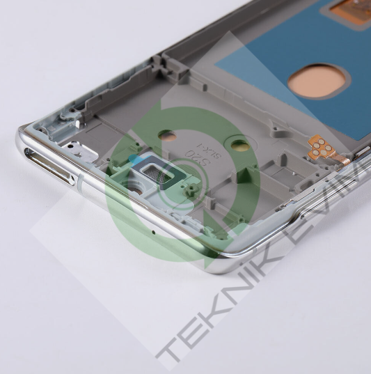 Samsung Galaxy S20FE SM-G780F Orjinal Çıtalı Lcd Ekran Dokunmatik Beyaz