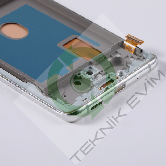 Samsung Galaxy S20FE SM-G780F Orjinal Çıtalı Lcd Ekran Dokunmatik Beyaz