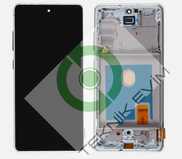 Samsung Galaxy S20FE SM-G780F Çıtalı Lcd Ekran Dokunmatik Beyaz