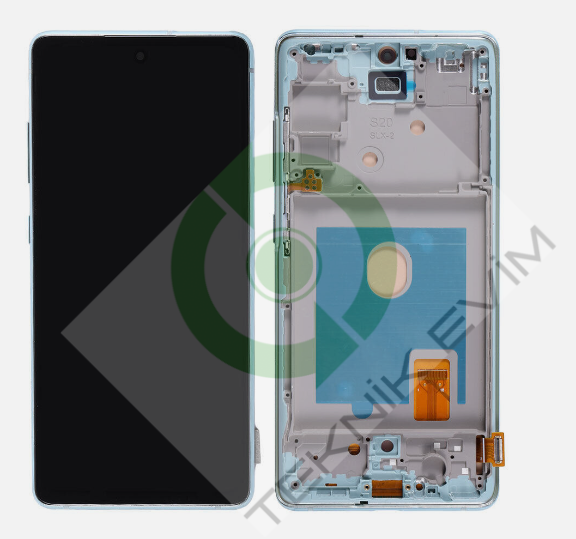 Samsung Galaxy S20FE SM-G780F Orjinal Çıtalı Lcd Ekran Dokunmatik Mavi
