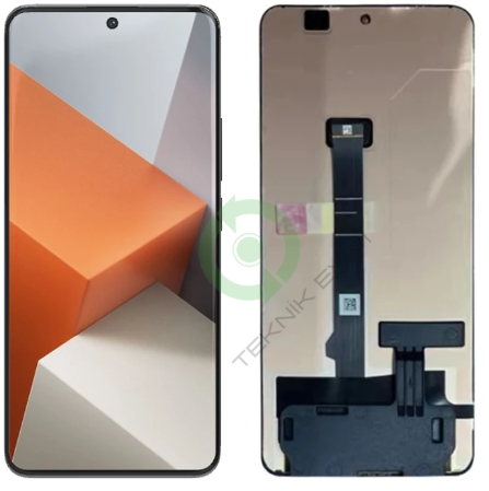 Xiaomi Redmi Note 13 pro plus 5G Çıtalı OLED Lcd Dokunmatik Ekran Siyah
