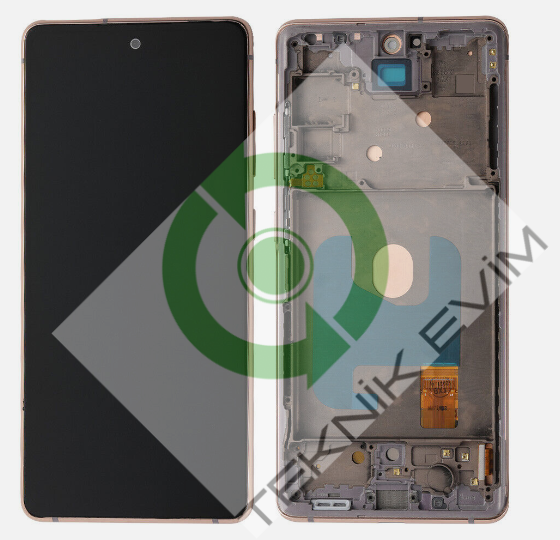Samsung Galaxy S20FE SM-G780F Orjinal Çıtalı Lcd Ekran Dokunmatik Turuncu