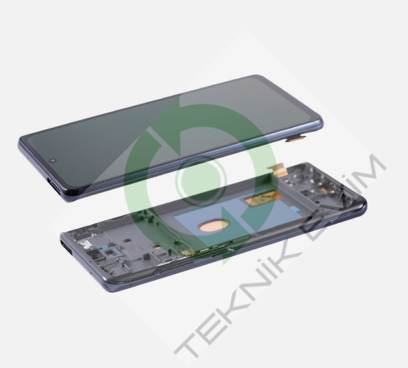 Samsung Galaxy S20FE SM-G780F Orjinal Çıtalı Lcd Ekran Dokunmatik Siyah