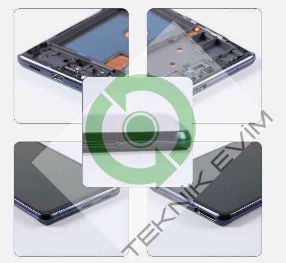 Samsung Galaxy S20FE SM-G780F Orjinal Çıtalı Lcd Ekran Dokunmatik Siyah