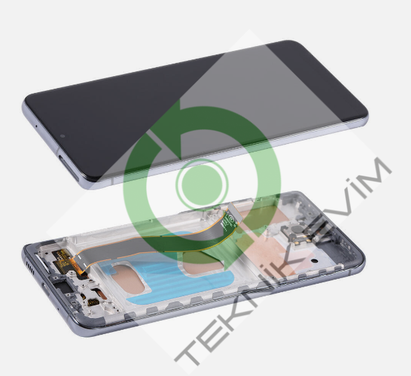 Samsung Galaxy S20 SM-G980F G981F Orjinal Çıtalı Lcd Ekran Dokunmatik Siyah