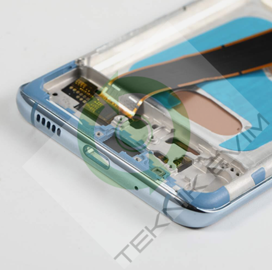 Samsung Galaxy S20 SM-G980F G981F Çıtalı Lcd Ekran Dokunmatik Mavi