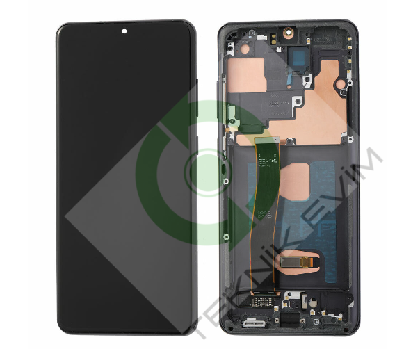 Samsung Galaxy S20 Ultra SM-G988F Orjinal Çıtalı Lcd Ekran Dokunmatik Siyah