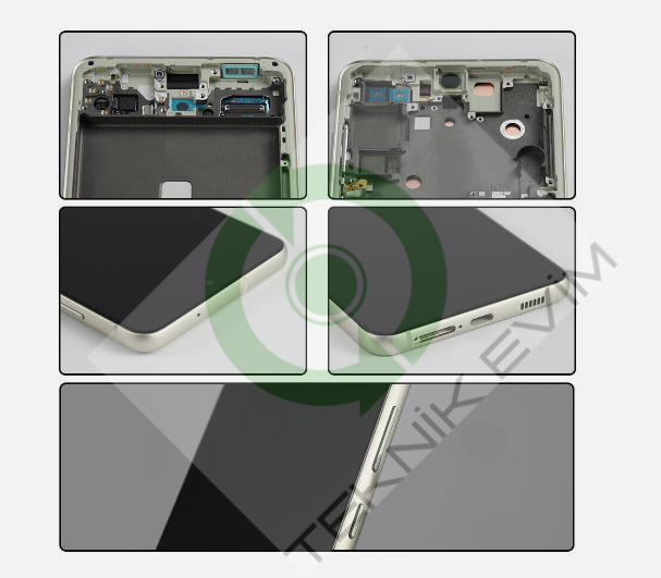 Samsung Galaxy S21 FE SM-G990E Orjinal Çıtalı Lcd Ekran Dokunmatik Yeşil