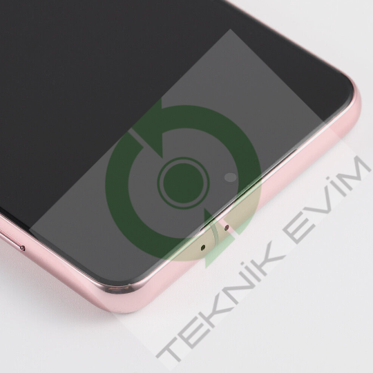 Samsung Galaxy S21 SM-G990F Orjinal Çıtalı Lcd Ekran Dokunmatik Pembe
