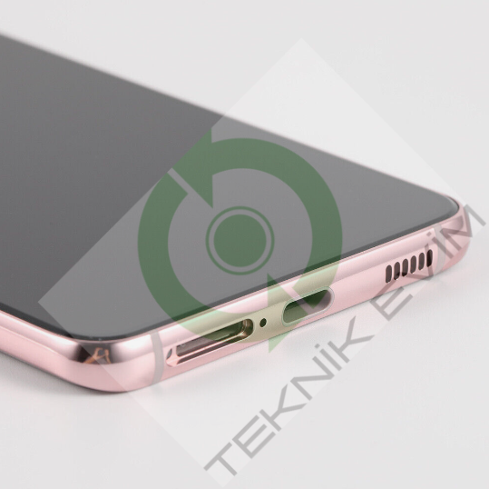 Samsung Galaxy S21 SM-G990F Orjinal Çıtalı Lcd Ekran Dokunmatik Pembe