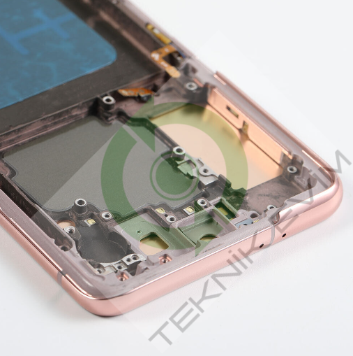 Samsung Galaxy S21 SM-G990F Orjinal Çıtalı Lcd Ekran Dokunmatik Gold