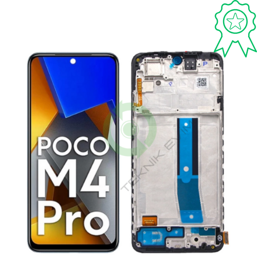 Xiaomi Poco M4 Pro 4G ORJİNAL Çıtalı Lcd Dokunmatik Ekran Siyah