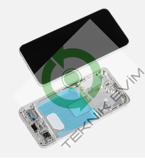 Samsung Galaxy S22 SM-S901F Orjinal Çıtalı Lcd Ekran Dokunmatik Beyaz