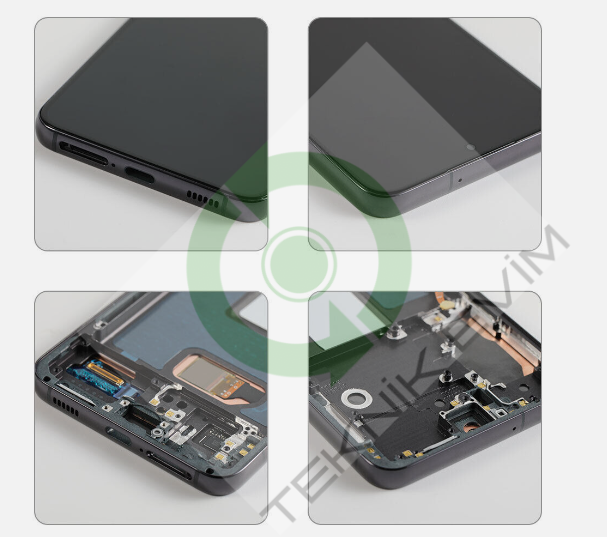 Samsung Galaxy S22 SM-S901F Orjinal Çıtalı Lcd Ekran Dokunmatik Siyah
