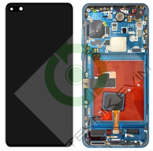 Huawei P40 Orjinal Çıtalı Lcd Ekran Dokunmatik Mavi