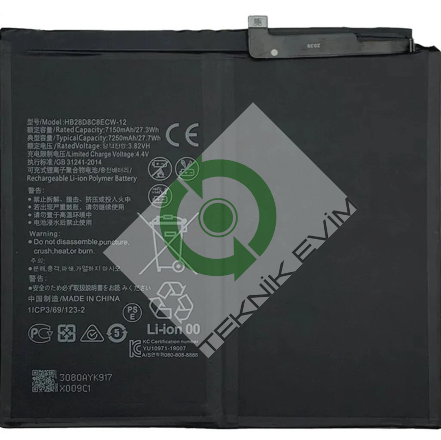 Huawei Matepad 10 BAH3-L09 Batarya Pil