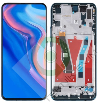 Huawei P Smart Z Çıtalı Lcd Ekran Dokunmatik Yeşil