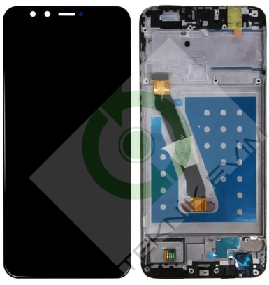 Huawei P Smart Çıtalı Lcd Ekran Dokunmatik Siyah