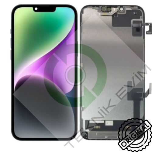 Apple İphone 14 LCD Ekran Dokunmatik Cam Değişmiş Orjinal