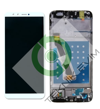 Huawei P Smart 2018 Çıtalı Lcd Ekran Dokunmatik Beyaz
