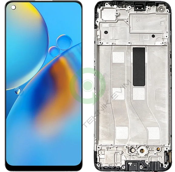 Oppo A74 4G Çıtalı OLED Lcd Dokunmatik Ekran