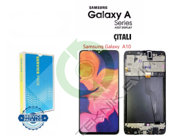 Samsung A10 SM-A105F Çıtalı ORJİNAL Lcd Dokunmatik Ekran