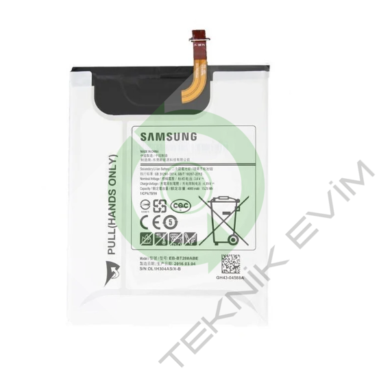 Samsung Galaxy Tab A6 SM-T280 T280Q Tablet Batarya - Pil