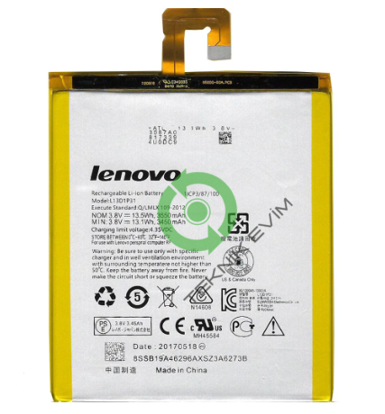 Lenovo Tab 2 A7-20 Batarya Pil