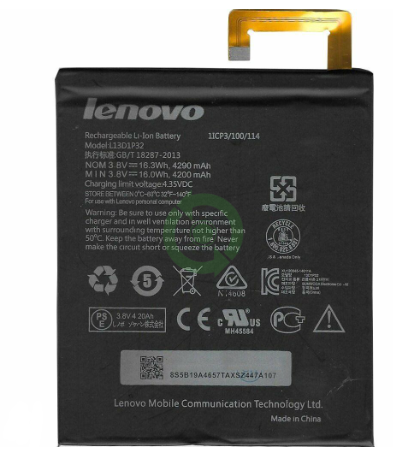 L13D1P32 Kodlu 3.8v 4290mAh Batarya Pil