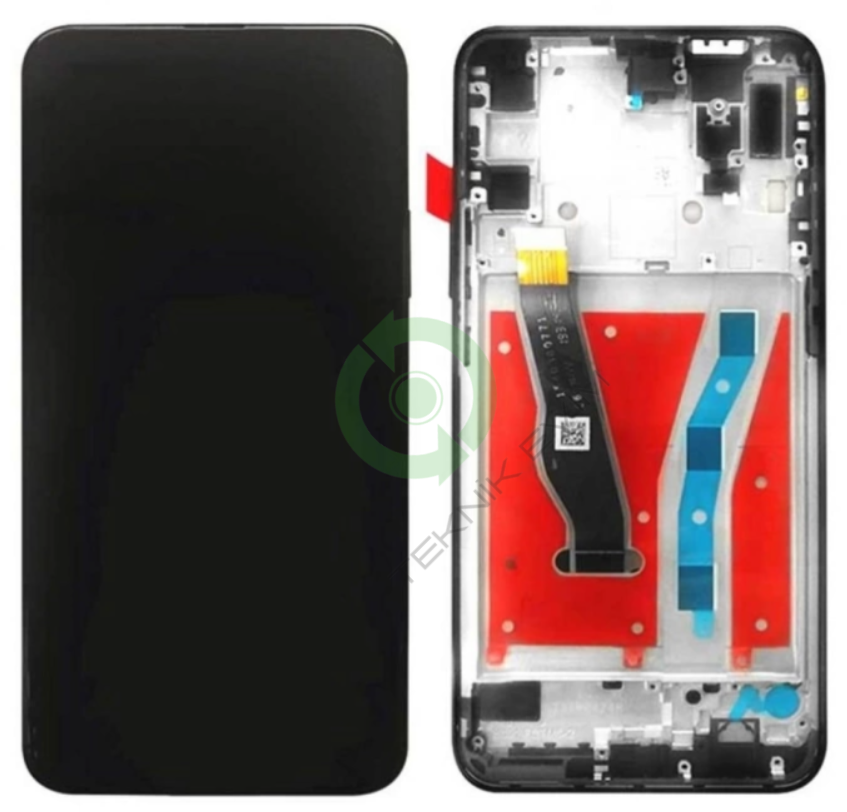 Huawei Y9 Prime 2019 Çıtalı Orjinal Lcd Ekran Dokunmatik Siyah
