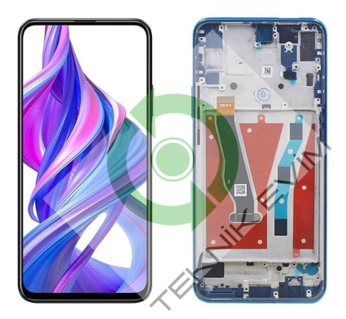 Huawei Y9 Prime 2019 Orjinal Çıtalı Lcd Ekran Dokunmatik Mavi