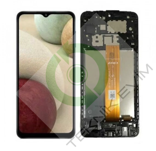 Samsung A12 Sm-A125F Çıtalı Lcd Ekran Dokunmatik
