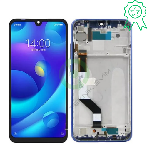 Xiaomi Redmi Note 7 ORJİNAL Çıtalı Lcd Dokunmatik Ekran M1901F7G Mavi