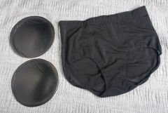 SOFTLEAVES B200 YUVARLAK ŞEKİLLİ EKLEME PEDLİ SİLİKON,POPO ARTTIRICI KÜLOT