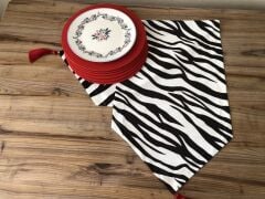 ZEBRA DESENLİ RUNNER & SUPLA