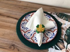 SOFRA SUNUM SETİ YAPRAK DESENLİ