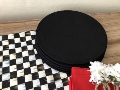 SOFRA SUNUM SETİ YAĞLI BOYA DAMA DESENLİ SET