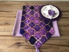 SOFRA SUNUM SETİ MOR MOROCCAN DESEN