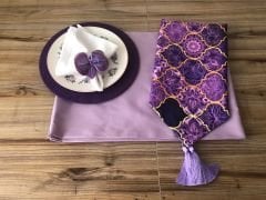 SOFRA SUNUM SETİ MOR MOROCCAN DESEN