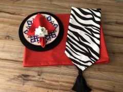 SOFRA SUNUM SETİ ZEBRA DESENLİ