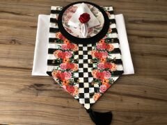 SOFRA SUNUM TAM SET GÜL DESENLİ