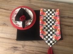 SOFRA SUNUM TAM SET GÜL DESENLİ