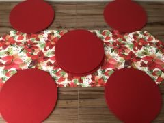 CHRISTMAS PATTERNED RUNNER & SUPPLA