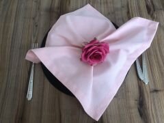 LIGHT PINK FABRIC NAPKIN (40X40 CM)
