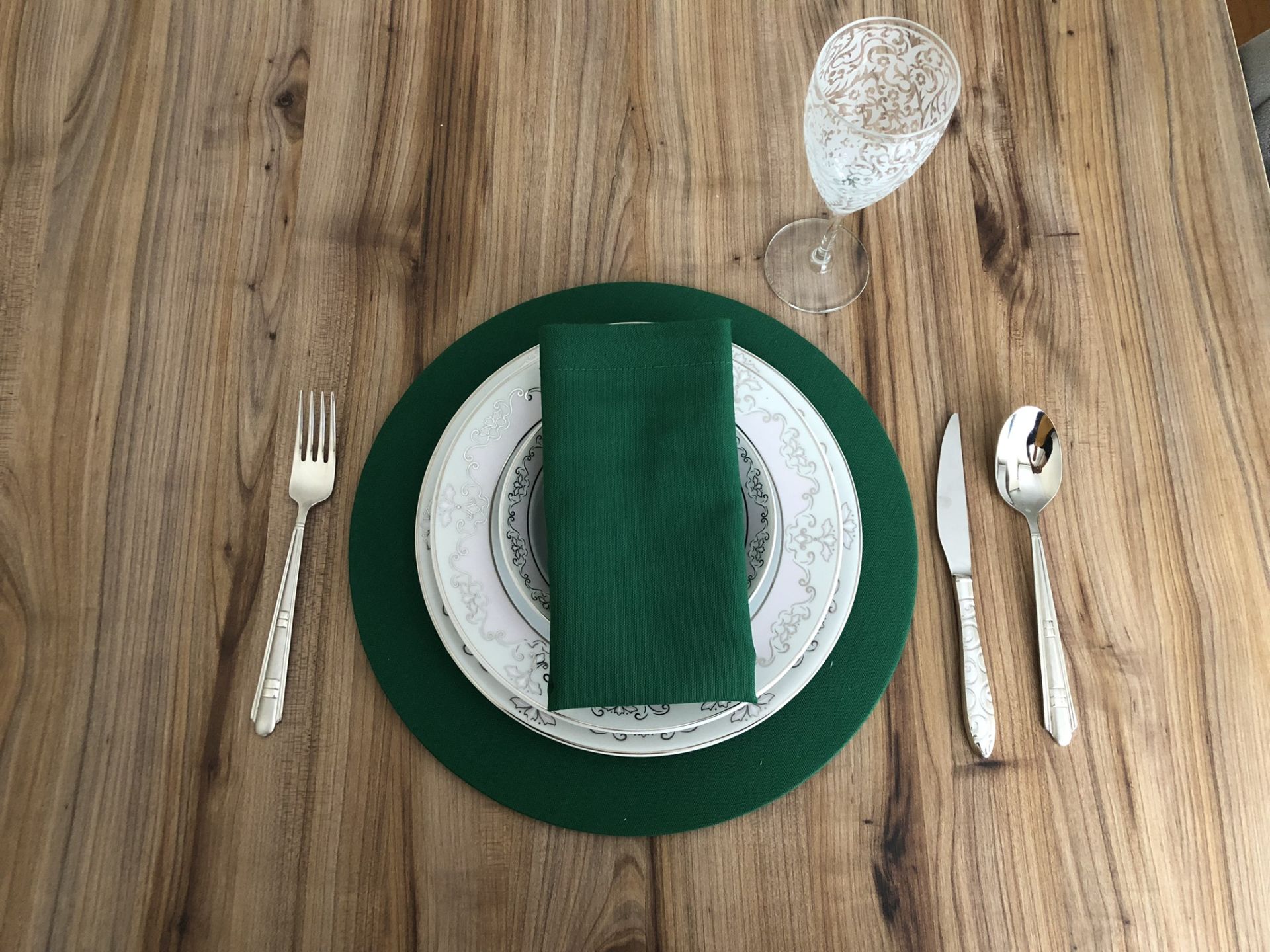 YAPRAK YEŞİLİ SUPLA (6 ADET)  33 CM (MDF DAHİL)