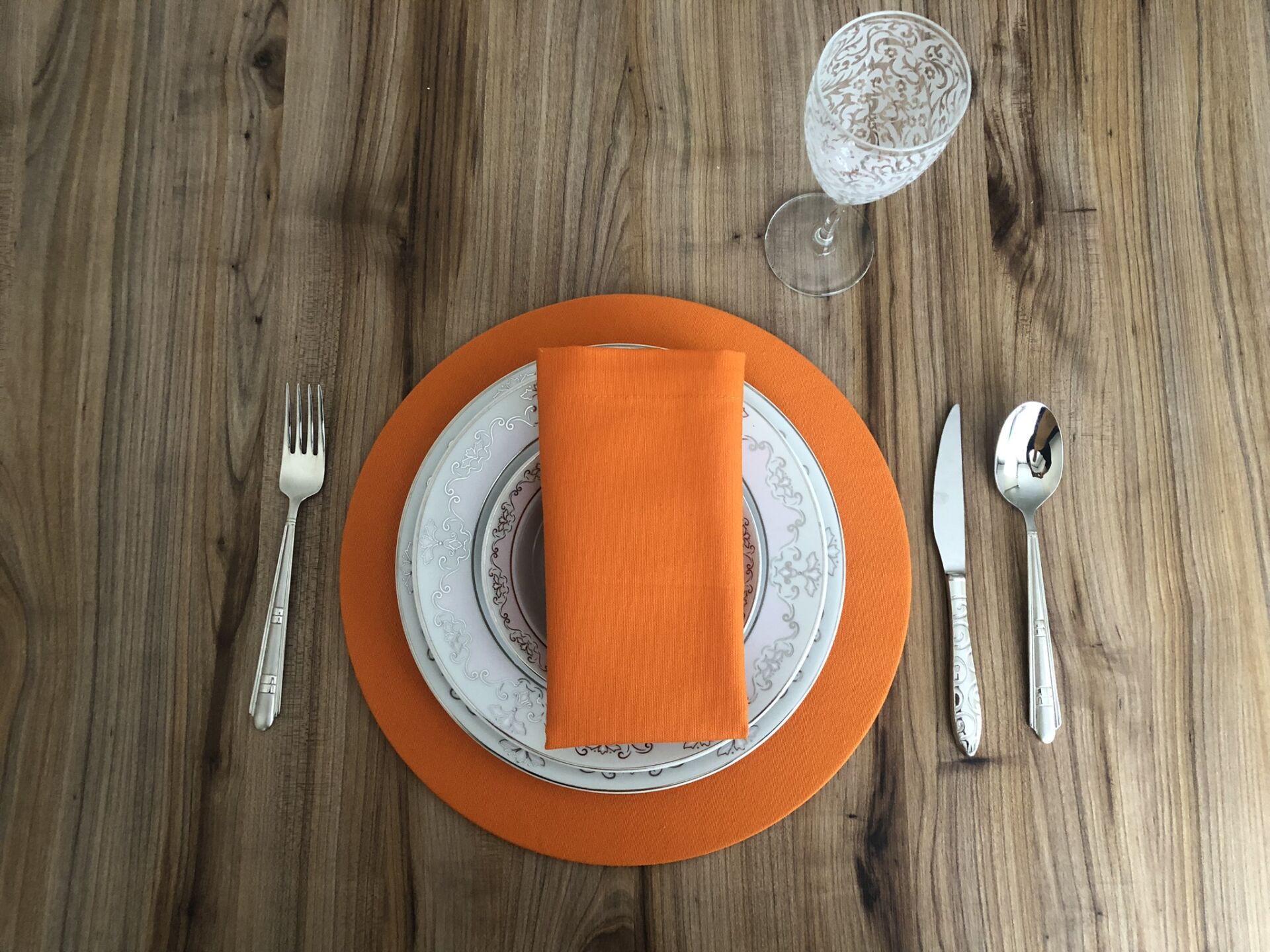 TURUNCU SUPLA 33 CM (6 ADET)  (MDF DAHİL)