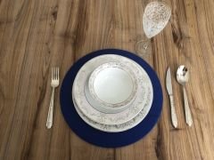 SAKS MAVİ SUPLA 33 CM (6 ADET) (MDF DAHİL)