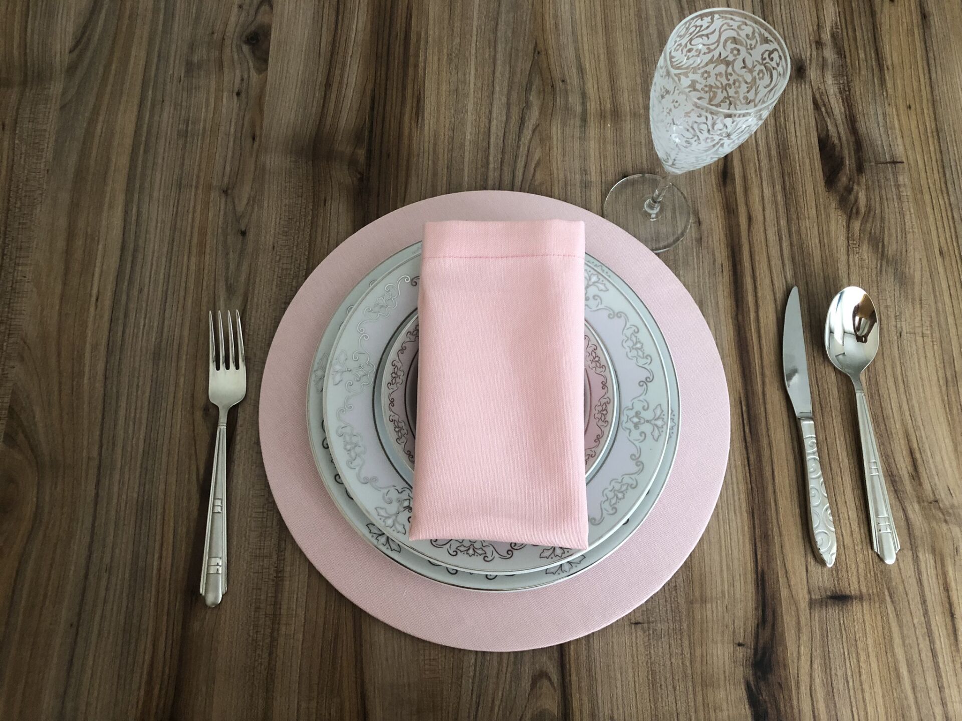 AÇIK PEMBE SUPLA 33 CM (6 ADET)  (MDF DAHİL)