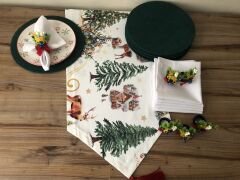 YILBAŞI SOFRA SUNUM SETİ GEYİK DESENLİ