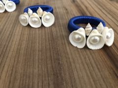 DENİZ KABUĞU PEÇETE HALKASI MODEL - 2 (6 ADET)